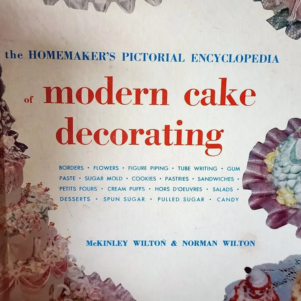 Modern Cake Decorating Wilton 1954 Second Edition Vintage Baking Cookbook Wilton
